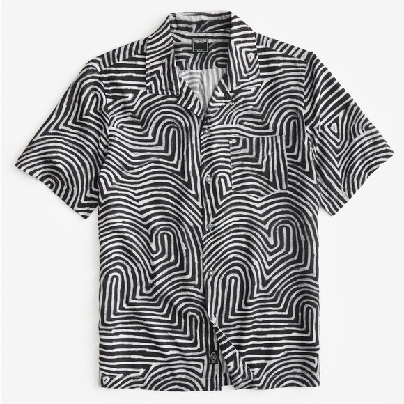 Todd Snyder Other - Todd Snyder Maze Camp Collar Shirt NWT